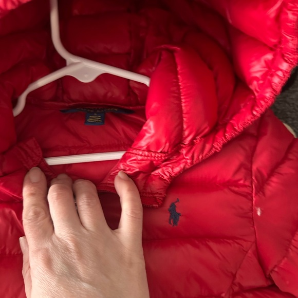 Polo by Ralph Lauren Red Kids Puffer Jacket - Picture 3 of 3